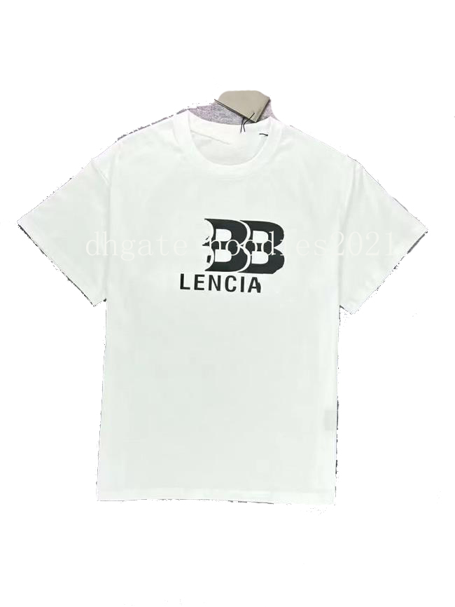 

2022 Designer Tide T Shirts Chest Letter Laminated Print Short Sleeve High Street Loose Oversize Casual T-shirt 100% Pure Cotton Tops for Men and Women -5XL 76668500, White