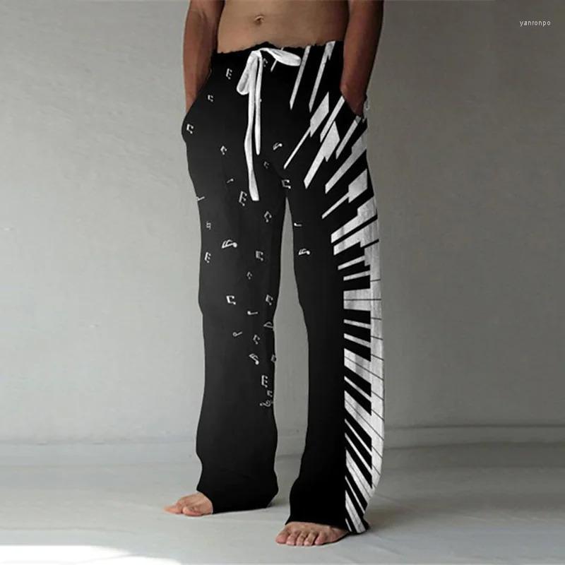 

Men' Suits Men' & Blazers European And American Men' Digital Printing Piano Pattern Youth Daily Abstract Casual Pants Are Soft, Ltm10079-a24-sm1309