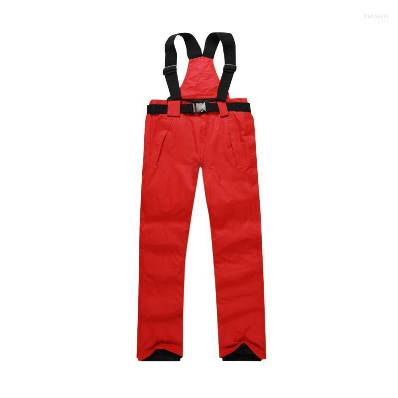 

Skiing Pants Men Ski Outdoor Sports High Quality Suspenders Trousers Male Windproof Waterproof Warm Winter Snow Snowboard Jean Trousers1, Black