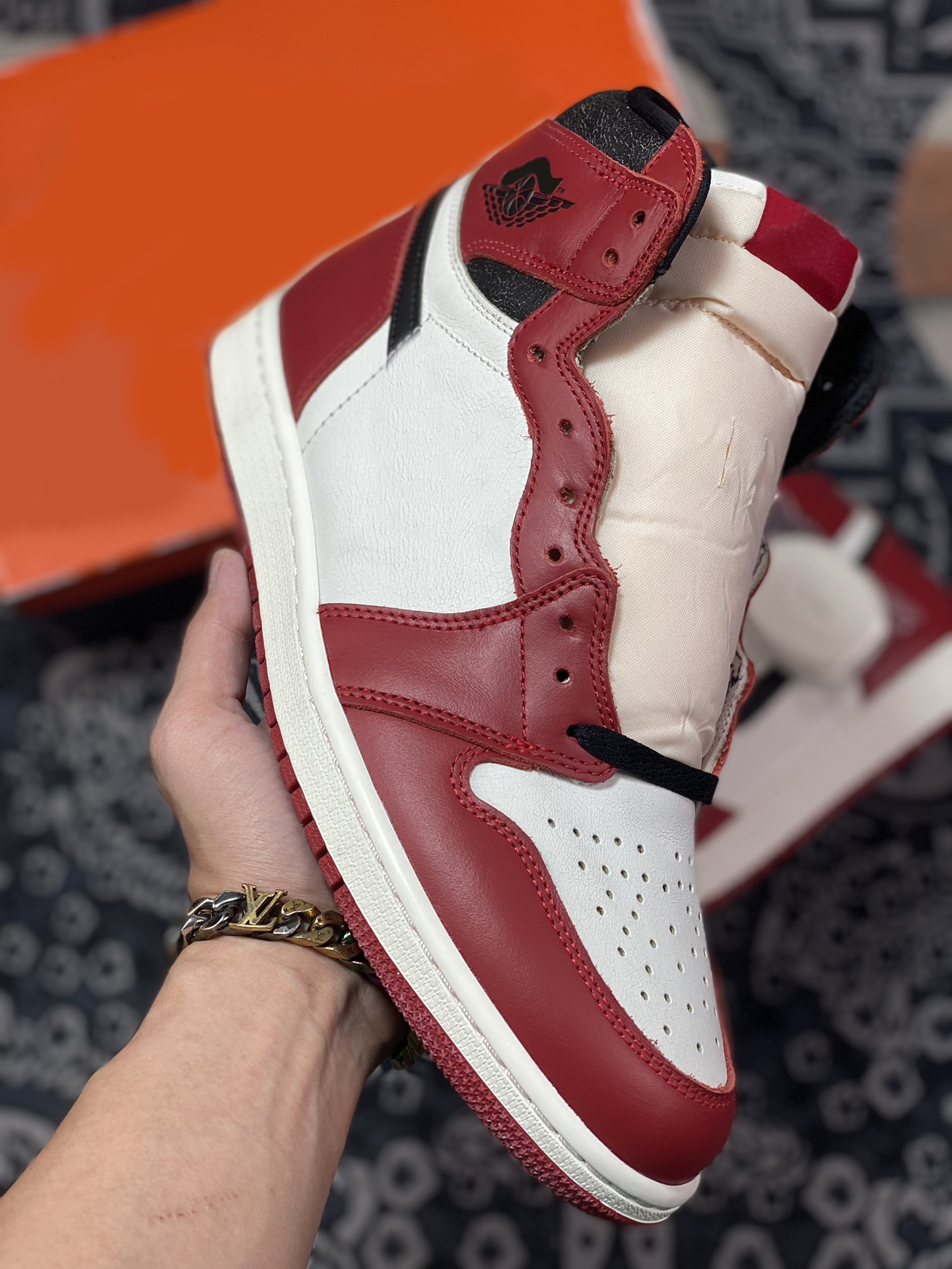 

2022 Authentic Basketball Shoes 1 High OG Lost Found Sneakers Varsity Red Black Sail Muslin Athletic Retro Chicago Reimagined Starfish 1S Women Men Sports Shoes Box, #11 newstalgias