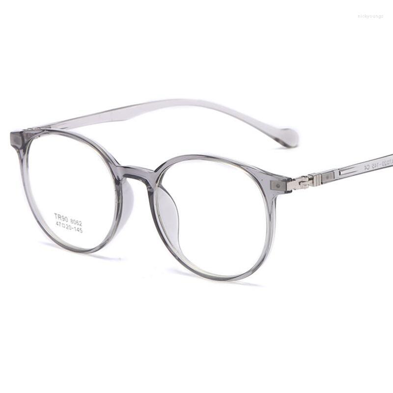 

Sunglasses Frames Round Optical Frame Eye Glasses Full-rim TR90 Flexible Rx-able Prescription Eyeglasses Women Men Oculos De Grau