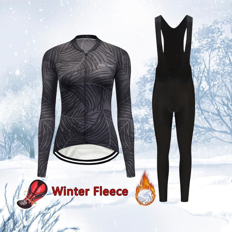 

Racing Sets 2022 Fashion Winter Thermal Fleece Bike Clothing Women Warm Cycling Jersey Set BIB Kit Female Suit MTB Bicycle Clothes Uniform1, Jersey and pants