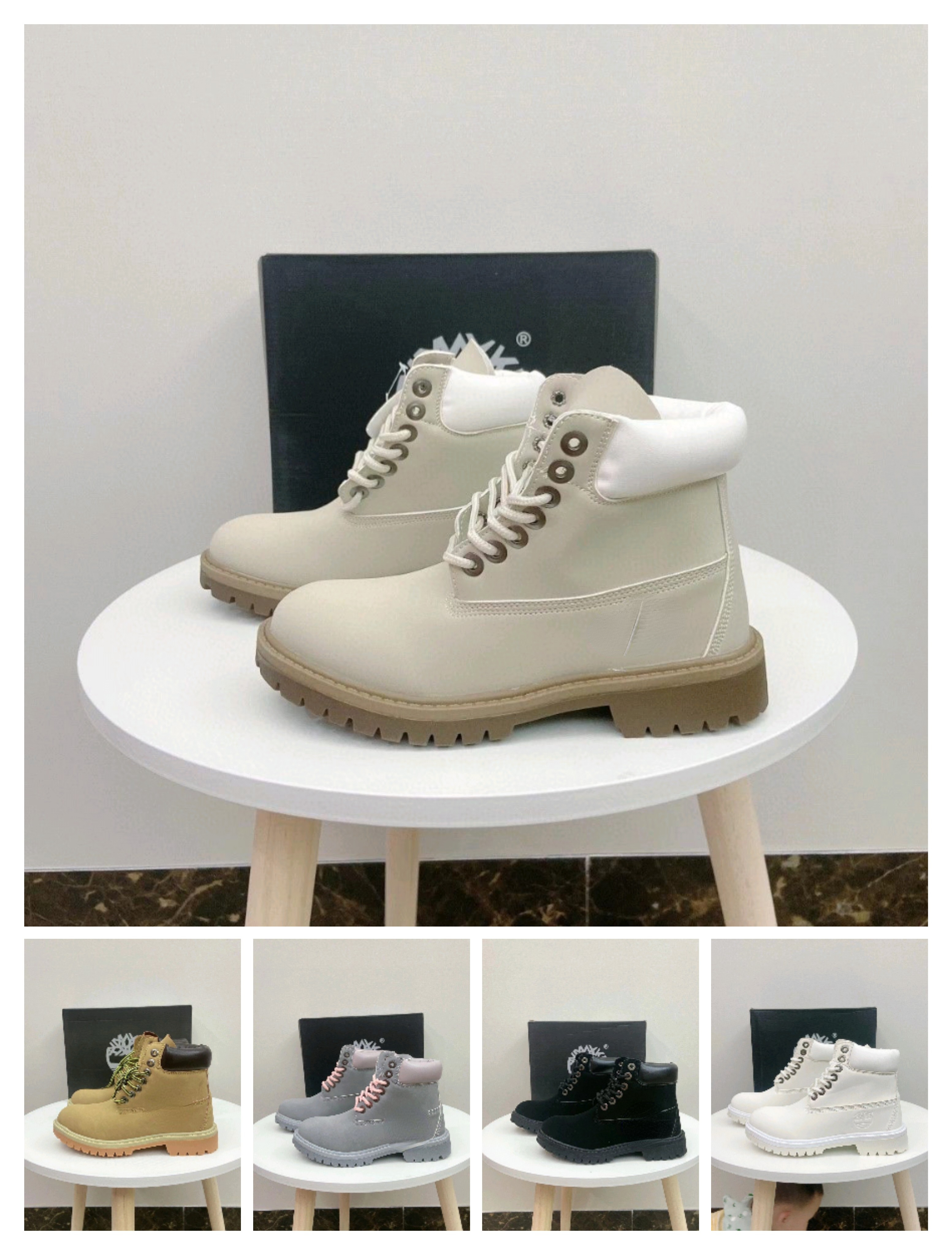 

Martin's Boots OP19 English style students Korean version of winter cashmere waterproof classic versatile snow high top boots for men and women, Customize