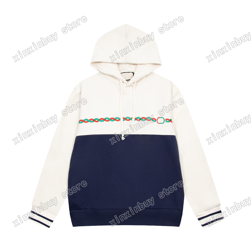 

xinxinbuy Men designer Coat Jacket sets Side colour webbing Embroidery long sleeve women red black khaki blue XS-2XL, 02