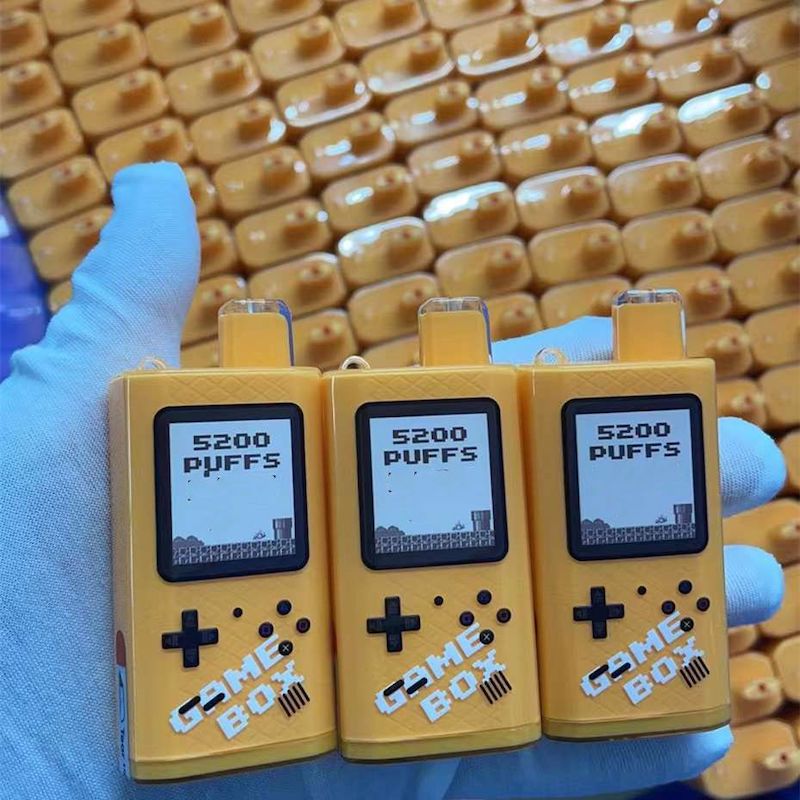 

Original RandM game Box 5200 puffs Disposable vape E cigarette 15ml Mesh Coil Pre Filled Pod 950Mah Rechargeable Bar Puffs Electronic Cigarettes starter