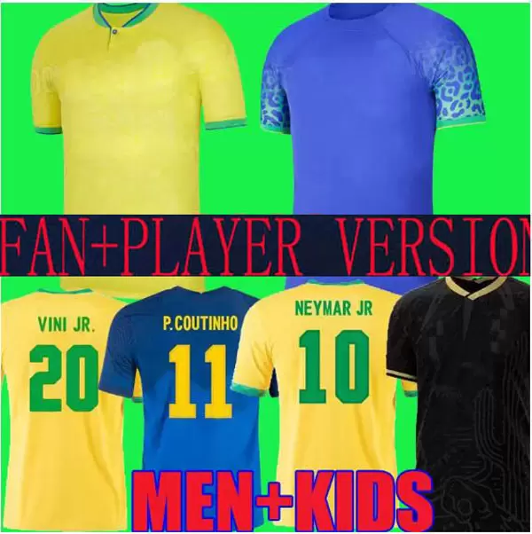 

8A quality designer LEWANDOWSKI PEDRI soccer jerseys 2022 22 23 COUTINHO bRAZILS soccer jersey brasil home away VINI JR ANTONY, Home kids