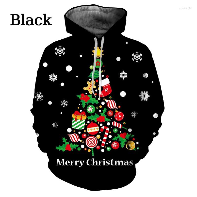 

Men' Hoodies 2022 Arrivals Men Women Christmas Hoodie 3d Printed Colorful Tree Casual Long Sleeve Fashion