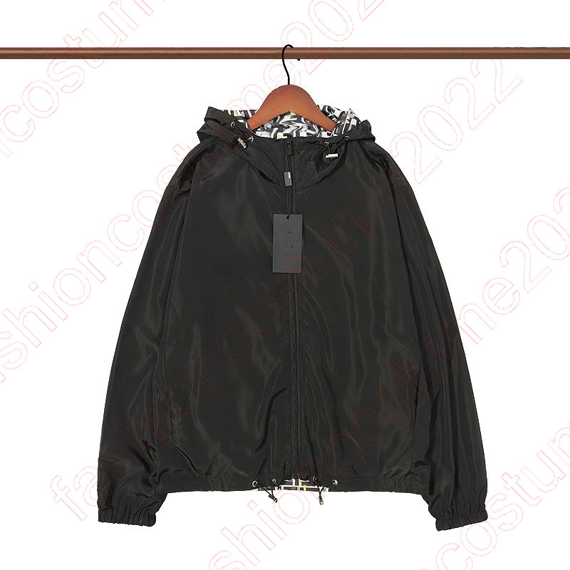 

Women Hoodies Monogrames Color-block Parka Pixel Jackets Men Full F Printed Jumbo G Nylon Zip Jacket Outdoor Windproof Hip Hop Reversible Coats Men Clothing 5988