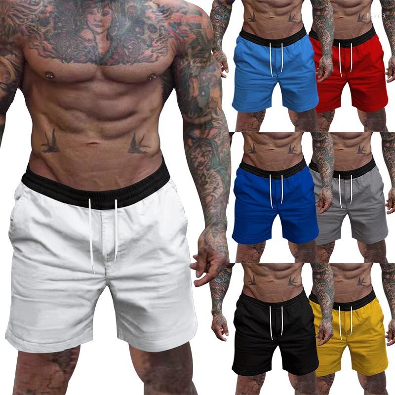 

Men's Shorts Summer Men's Sports Beach Pants Seaside Surf Casual Large Size Five Points -3XL, Black