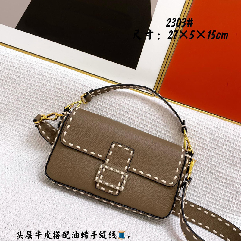 

Women's Tote Bag Designer Bag Handbag Shoulder Bags Fashion Crossbody Hand Sewn Togo Leather Top Baguette Straps New 2022, #3 size 27×5×15cm