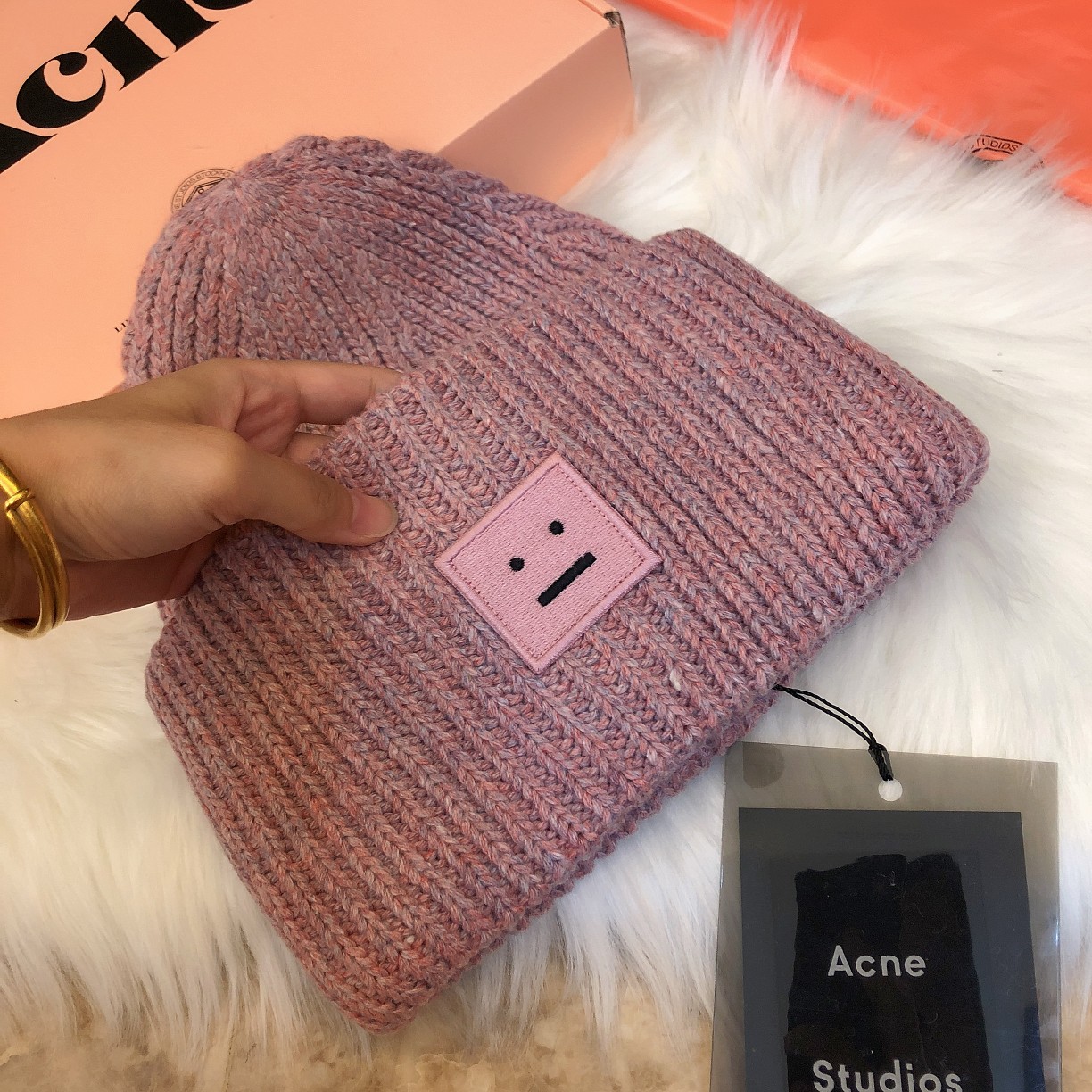 

2022 Ac Smiling face Beanie Skull Caps knitted Cashmere Eye Warm Couple Lovers Acne Hats Hip-hop Wool Cap adults Hats, 20