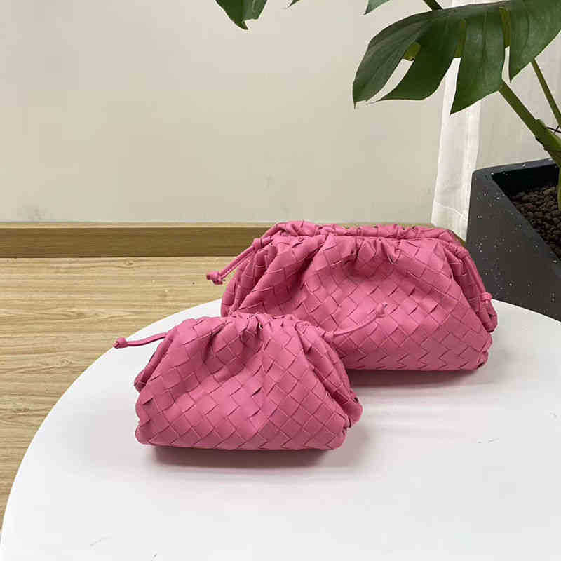 

Handbag Bags Venetas Designer Bottegas Ins Leather Woven Cloud Soft Dumpling Fashion Single Shoulder Messenger Fold Women Crossbody, Caramel small