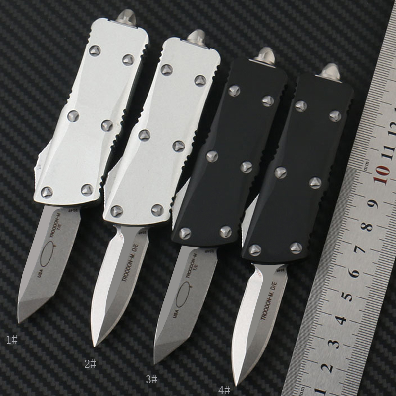 

Mini UT85 Marfione Combat Troo-don Knife D2 Blade Pocket Knives Rescue Utility EDC Tools