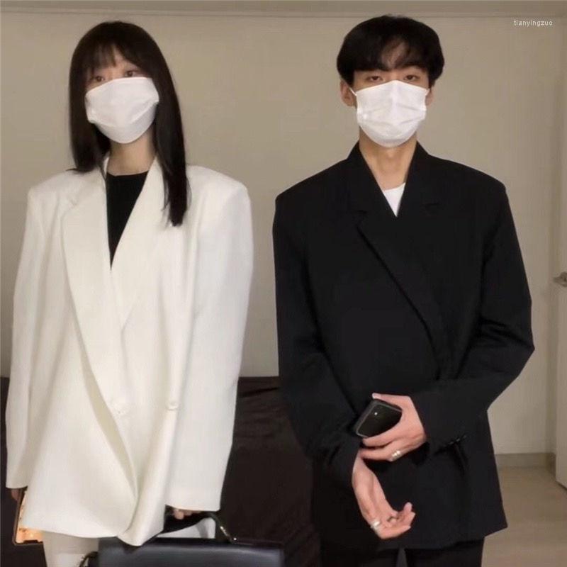 

Men's Suits One Button Solid Suit Fashion Mens Clothing Casual Business Coat Long Sleeve All-match Trend Simple Four Seasons Jackets, Black