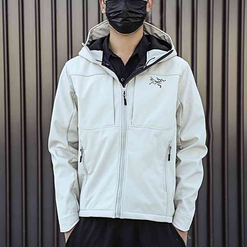 

DHL Canada Brand Jackets Designer Arcterys Coats 22 New Big Bird Wear Resistant Breathable Soft Shell Rushsuit Luxury Full Body Rubber Zippe, Black