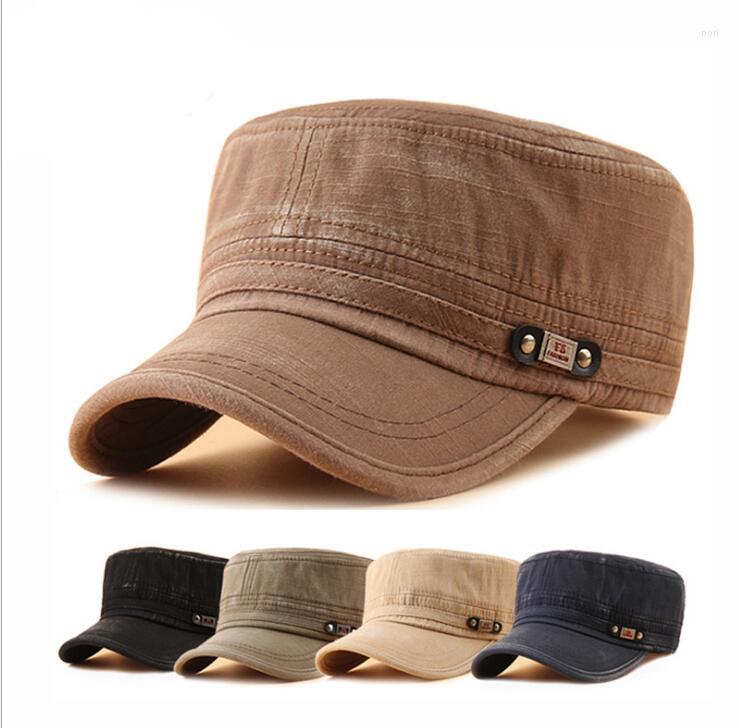 

Berets Men's And Women's Flat-top Hats Outdoor Leisure Cowboy Peaked Outing Sun, Color5