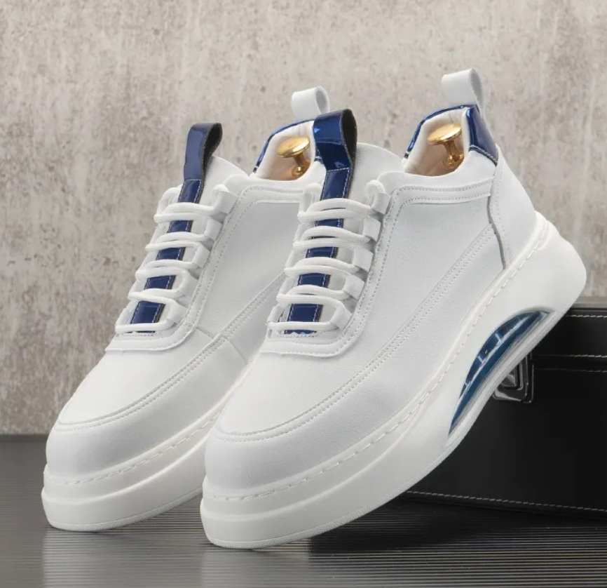 

Men Casual Shoes Platform Sneakers AIR Buffer Men Cushion White Chunky Designer