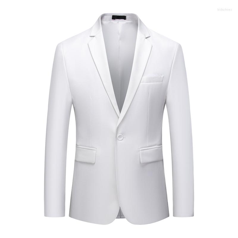 

Men's Suits 6XL 5XL Plus Size Blazer Men Fashion 2022 Slim Fit Mens Jacket Casual Simple Black/White/Red Wedding Suit Jackets