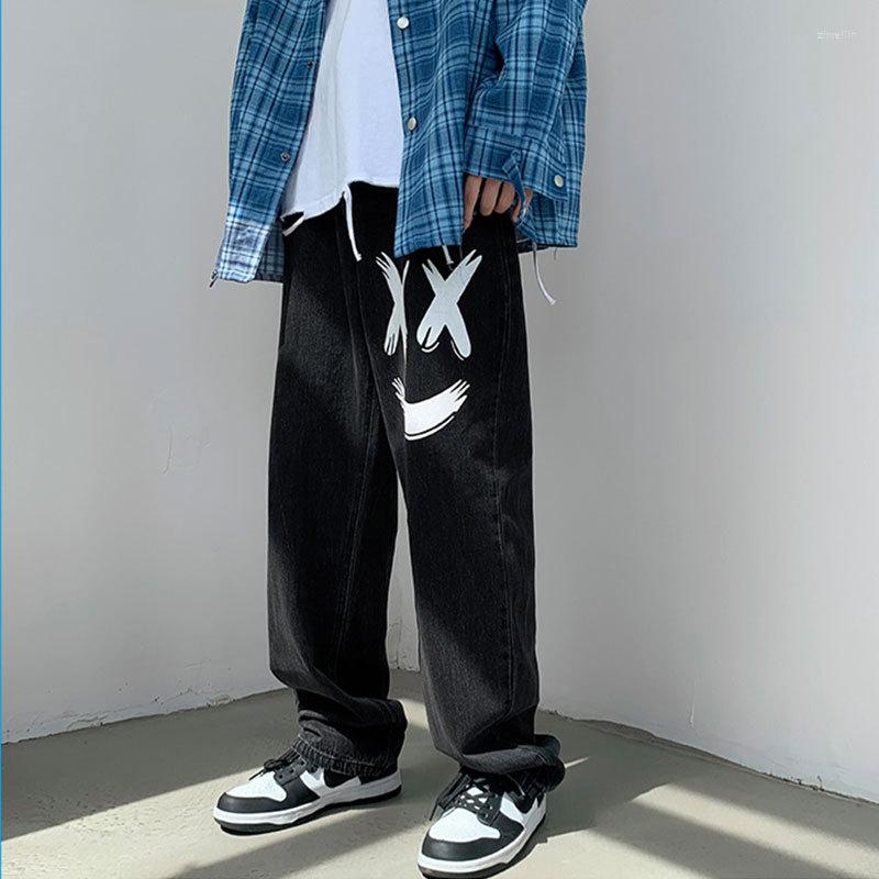 

Men's Jeans High Street Men's Casual Cargo Pants Hip Hop Women Denim Punk Aesthetic Jean Vintage Y2k Men Archive Vibe Trousers, 08
