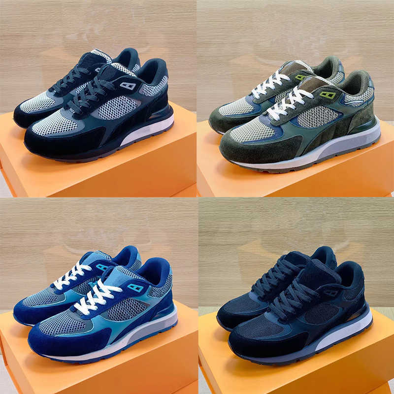 

2022 Designer Women Run Away Sneaker Mens Runner Shoes Flats Leather Mesh Trainers 12 Colors Outdoor Casual Shoes Top Quality With Box NO286