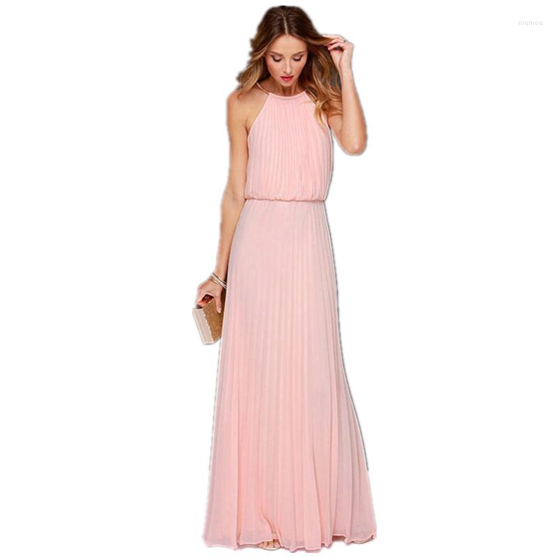 

Casual Dresses 2022 Dress Womens Summer Sexy Woman Polyester Solid Long Boho Lady Beach White