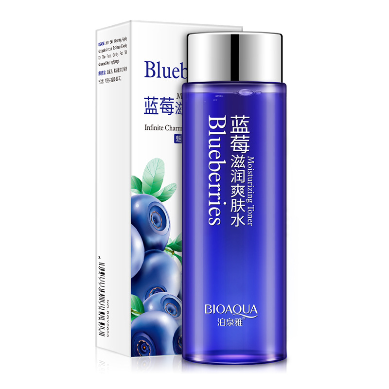 

Bioaqua Blueberry Miracle Glow Wonder Face Toner Makeup Water Smooth Facial Toner Lotion Oil control Pore Moisturizing Skin Care