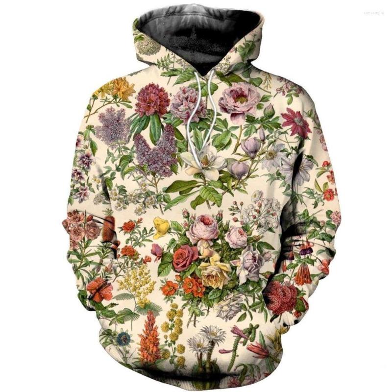 

Men's Hoodies 2022 Fashion Men's And Women's Hooded Sweater 3D Printed Tropical Flower Sweatshirt Casual Sportswear, Ll8822