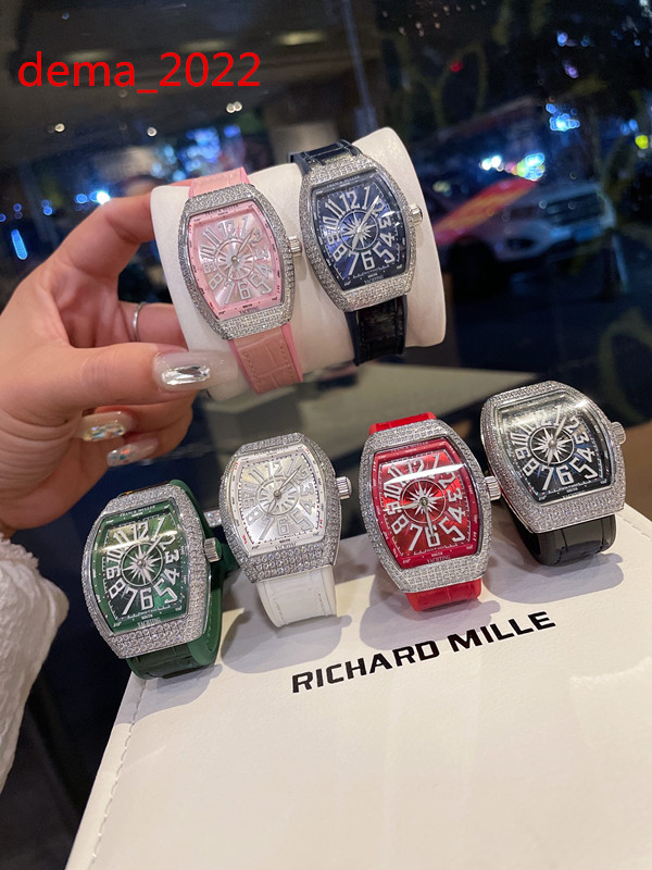 

Frank Wine Bucket Series Wrist Watch Luxurious Diamond Mantianxing Automatic Machine 42mm, 32mm*42mm-4