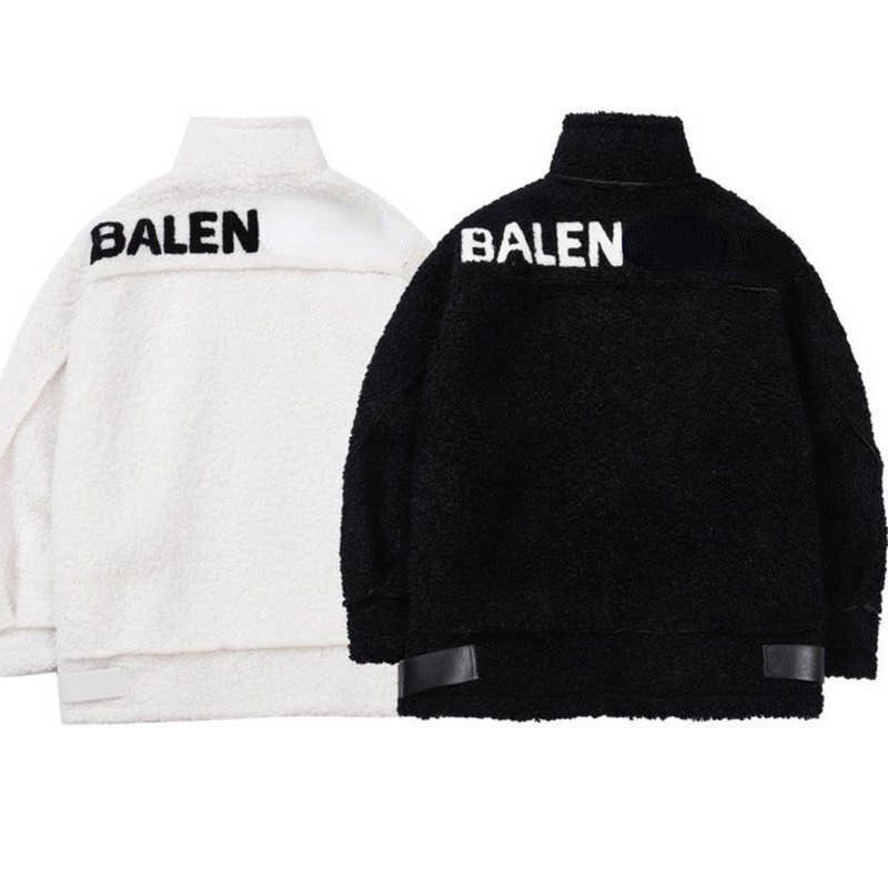 

Luxury Designer Mens Jacket Checker Wool Coat Men Women Casual Zipper Cardigan Bb Letter Embroidery Loose Winter Warm Jackets, White
