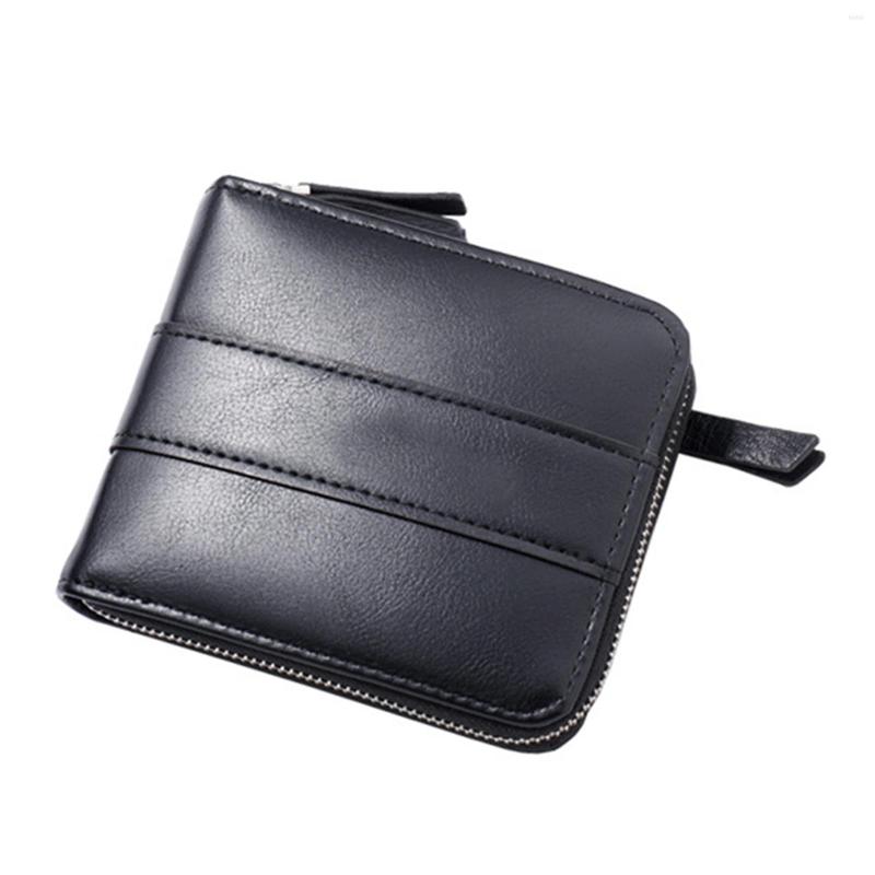 

Card Holders Men's Multifunctional Zipper Wallet Fine Milled Quality Pu Material For Working Outdoor Top Men Monederos, Beige