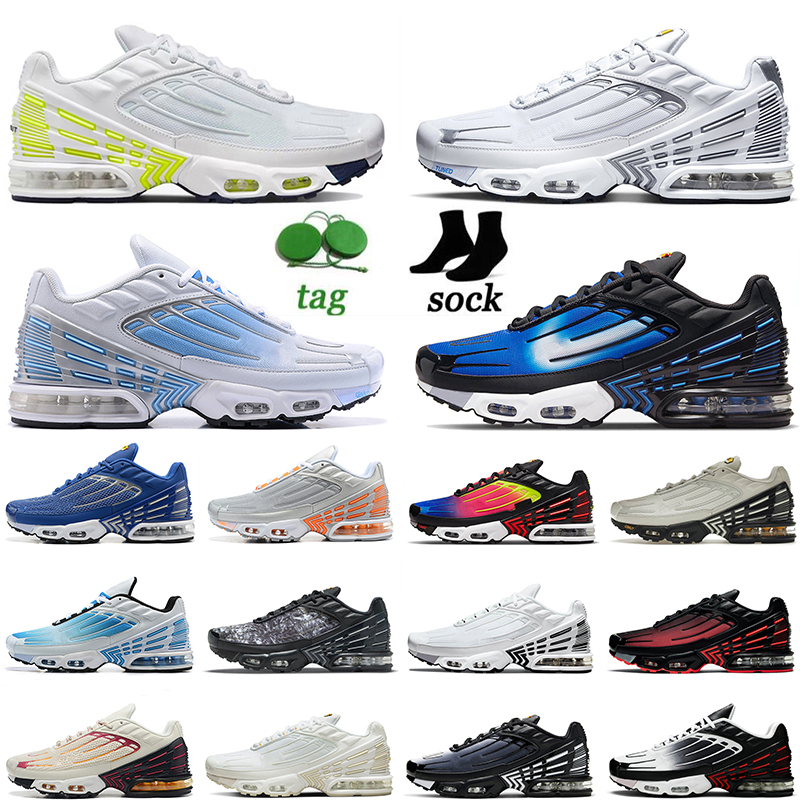 

Airs Max Plus Tn 3 Tuned Running Shoes Mens Womens Airmaxs Vapourmax Sneakers Trilpe White Red Grey OG Black Ghost Green Off Sports Trainers Laser Blue Tennis Shoe, #a16 silver red 39-45