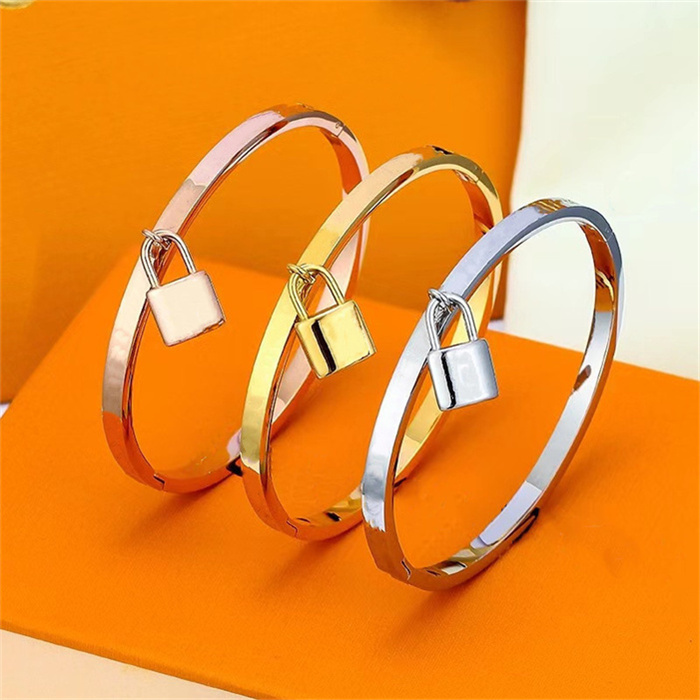 

bangle designer gold sliver rose gold bracelets charm stainless steel jewelery women fashion jewelry accessories wedding womens elegant