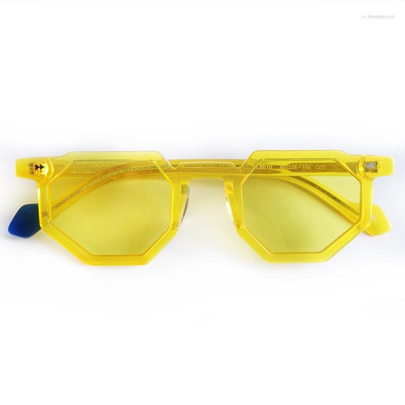 

Sunglasses Women Fashion Acetate 1970S Style Men Nature Friendly Material Sun GlassSunglasses