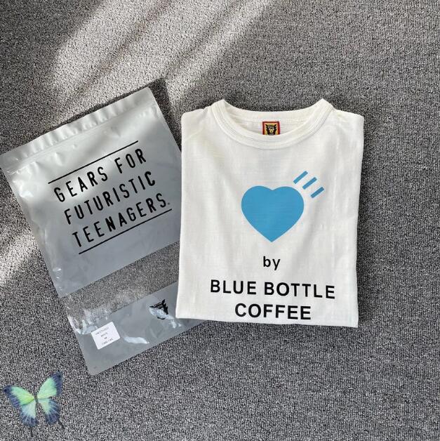 

Men's Plus Tees Long Sleeve T-shirt Blue Letter Print Couples T Shirt