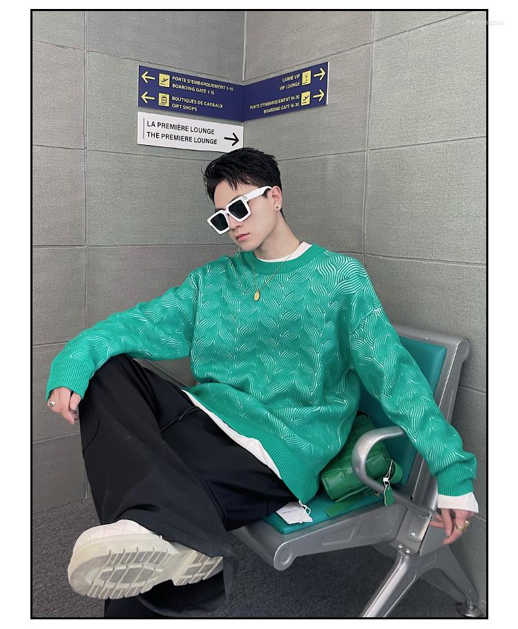 

Men's Sweaters R0960 Fashion Men's 2022 Runway Luxury European Design Party Style Clothing
