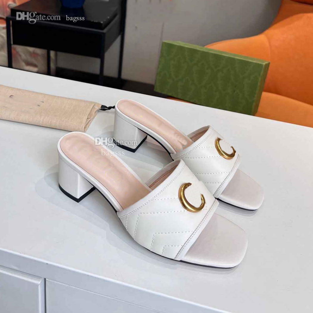 

Classic Designer Women Platform Sandals Fashion Slide GGity Slippers Sexy Heels Luxury Leather Flip-Flops DFFHB