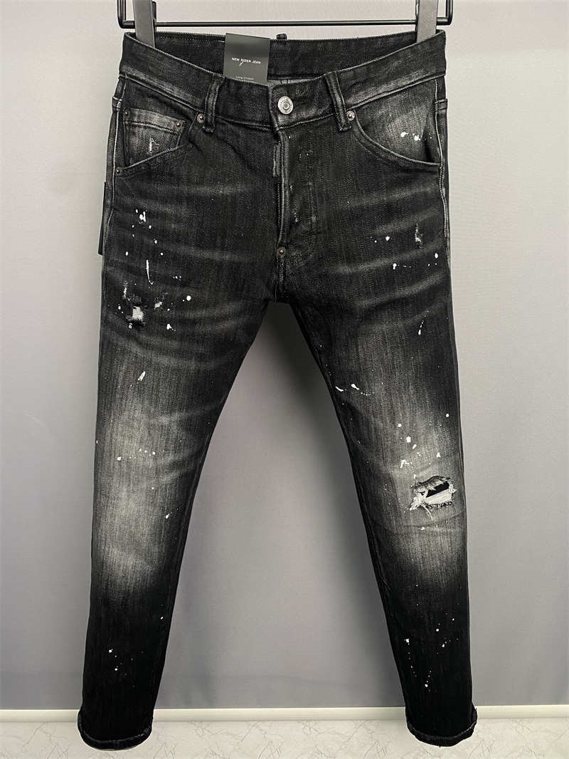 

2022 New Arrivals D2 Mens Luxury Designer Denim Jeans Holes Trousers Dsquare Jeans COOLGUY Biker Pants Mens Clothing 2#9862, 9862