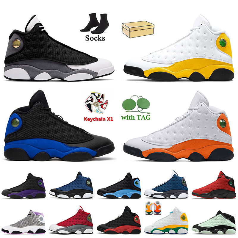 

Black Flint 13s Jumpman 13 Basketball Shoes Del Sol Hyper Royal Starfish Playground Navy University Blue He got game Reverse Bred Women Mens Trainers Sports Sneakers, D36 cap and gown 40-47