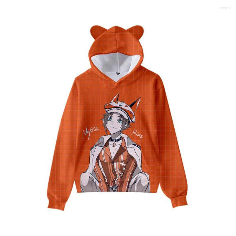 

Men's Trench Coats Mysta Rias Merch 3D Print Cat Hoodies Child Size Trendy Sweatshirt, Beige