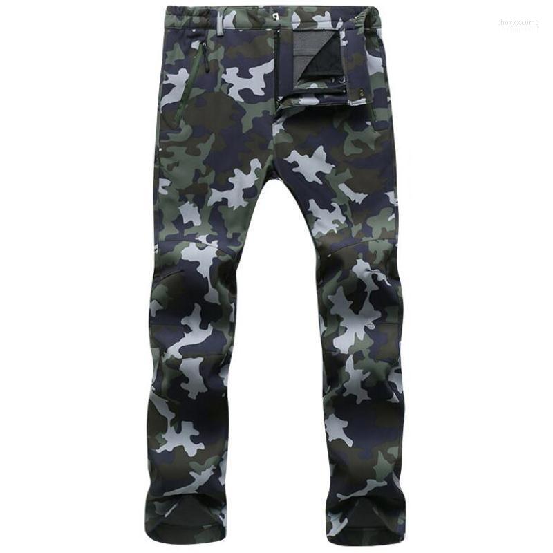 

Men' Pants Men' Men Winter Fleece Cargo Male Thicken Warm Baggy Jogger Trousers Solid Slim Thick Hiking Ski, Black