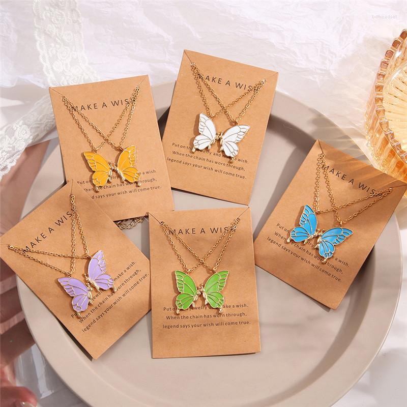 

Choker Fashion Women Necklaces Korea Animal Butterfly Pendant Necklace Gift For Girl Cute Lovely On Neck Jewelry