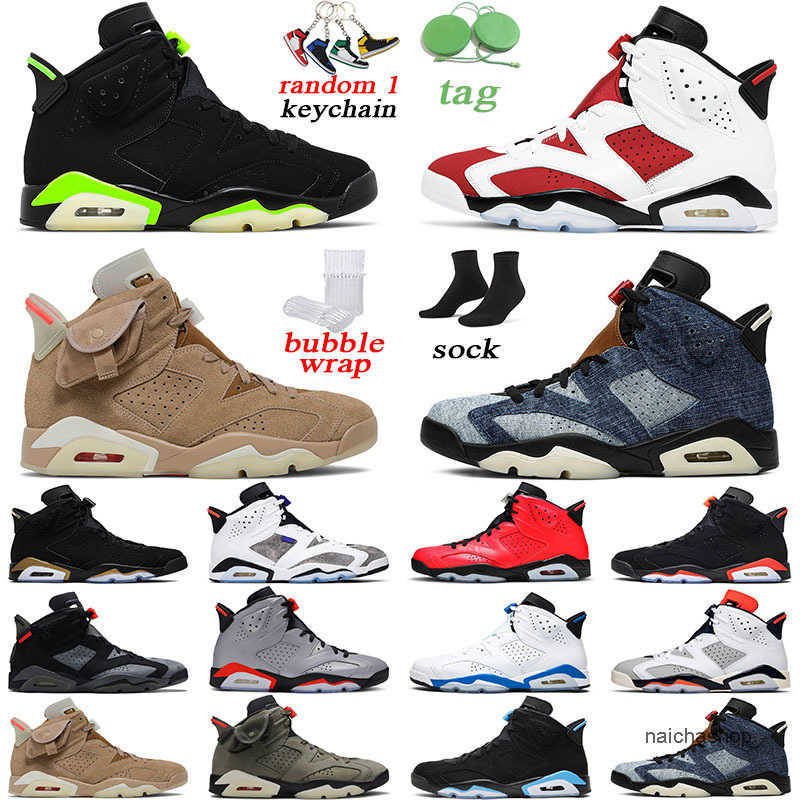 

jumpman 6 mens basketball shoes Carmine British Khaki Olive Electric Green Flint Tinker 6s Black Cat outdoor men trainer OG designer shoes