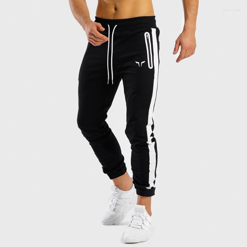

Men's Pants Men's Pocket High Quality Jogger Fitness Bodybuilding Pantalones Hombre Sweatpants Trousers Men, Black