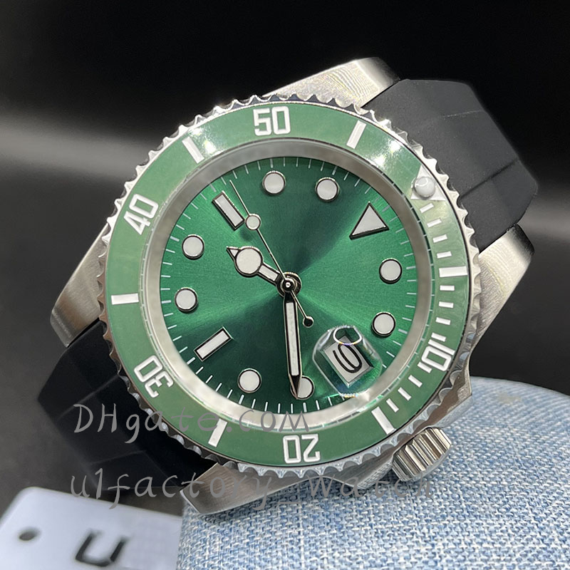 

Men's 40MM automatic mechanical watches designer rubber strap 904L ceramic watch folding buckle waterproof sapphire watch Montre de luxe, Tool