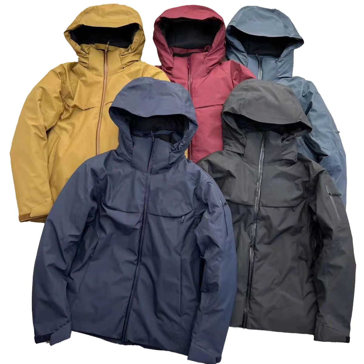 

Special price authentic outdoor jackets waterproof hard shell hooded ski goose down down jacket, 10