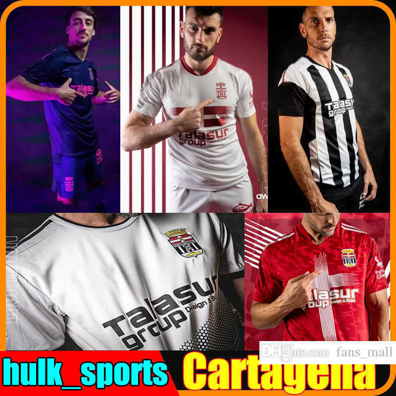 

22/23 FC Cartagena soccer jerseys RUBEN CASTRO 2022 2023 camisetas de futbol GALLAR BULKA HARPER AGUZA CLAVERIA DELMAS Hombres Ninos chandal, Katahena 22-23 away