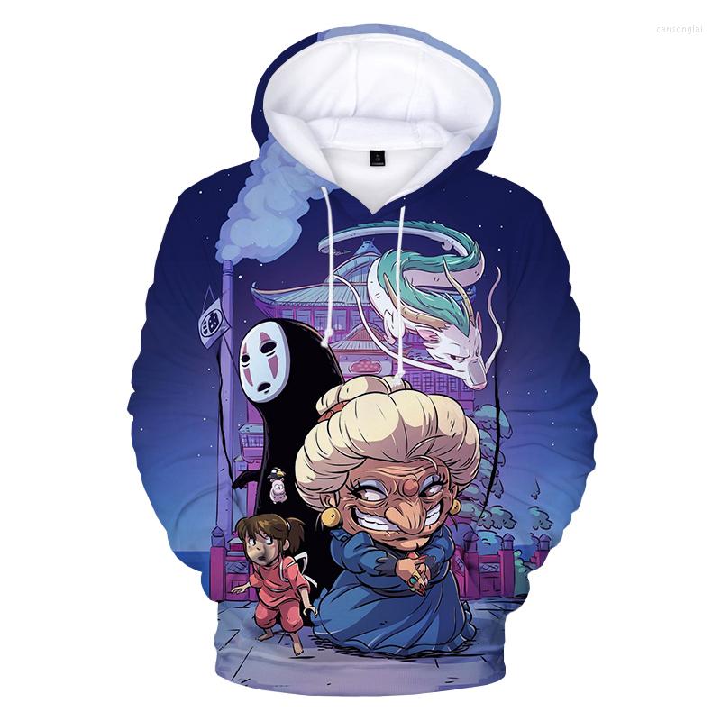 

Men's Hoodies 2022 Fashion Anime Spirited Away 3D Print Hoodie Sweatshirts Kids Autumn Casual Cool Pullover Boys Girls Cartoon, Vip4