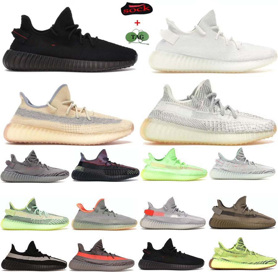 Fashion Running Shoes Sneakers Casual Men Women Chaussures Sports Shoes Bone 2.0 Dazzling Blue MX Oat Tailgate Reflective Zebra Beluga Natural Cinde