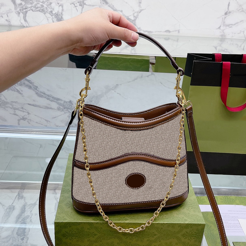 

Fashion Women Bag Designer Luxurys Shoulder Handbags Classic Vintage Crossbody Messenger Purse Replcia Leather Hand Bags, Brown