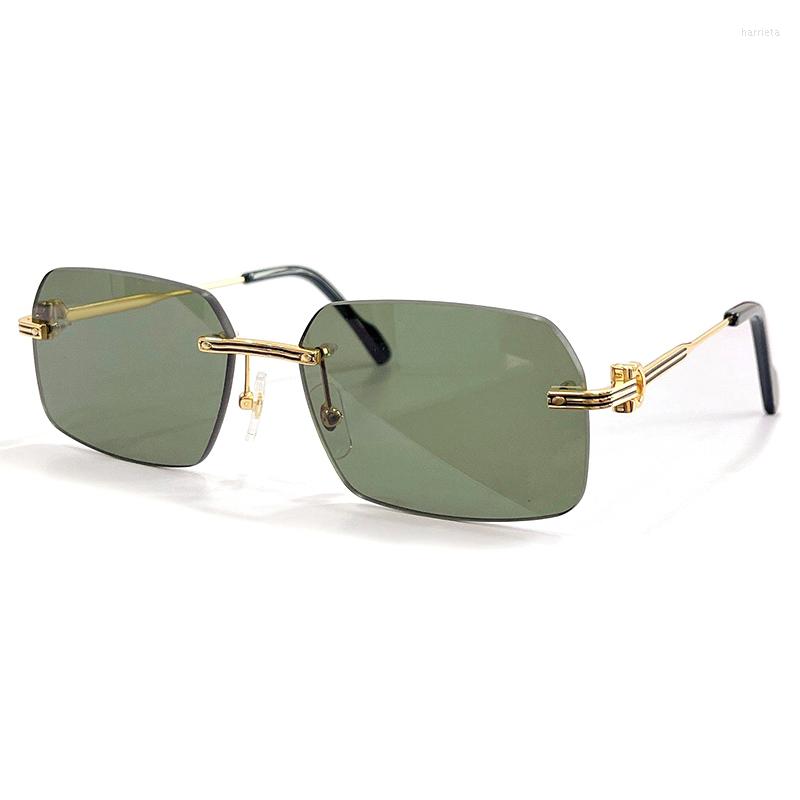 

Sunglasses 2022 Square Men Trending Travel Women Sun Glasses Female Rimless Retro Lunette De Soleil